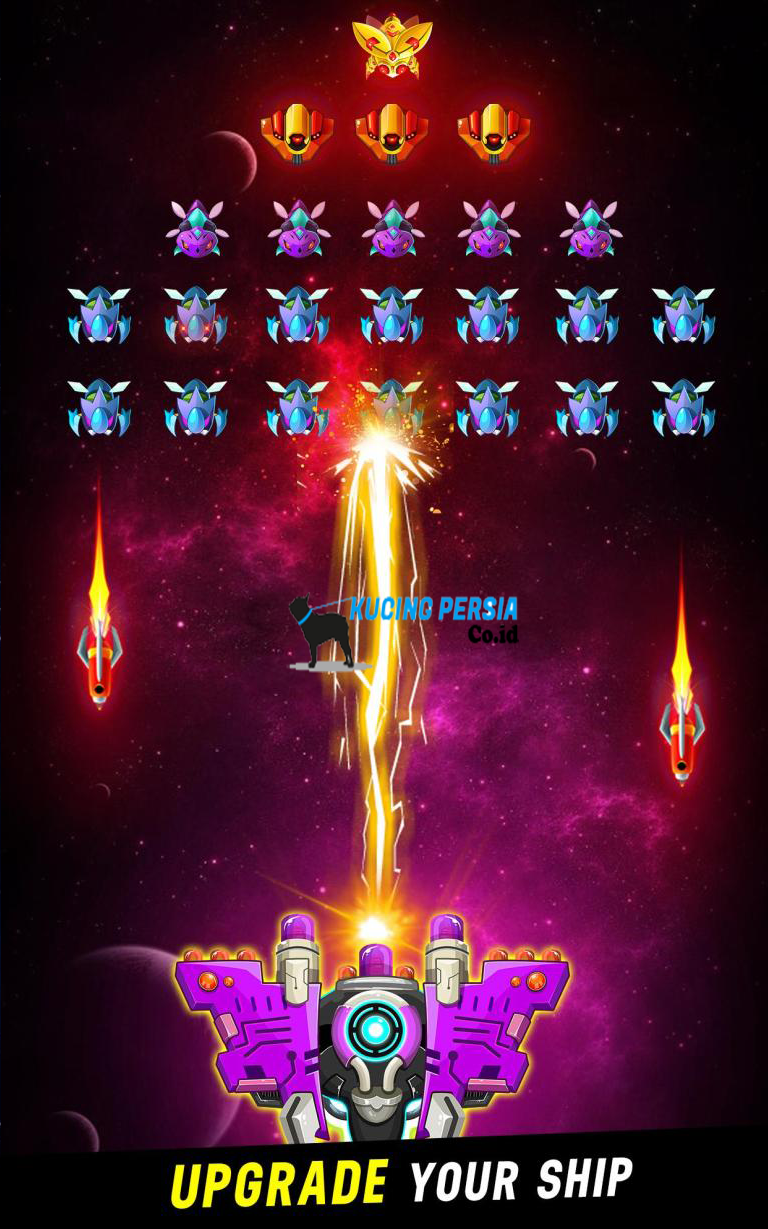 space shooter galaxy attack mod apk unlimited gems