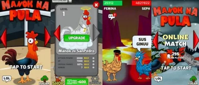 manok na pula mod apk max level