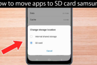 cara memindahkan aplikasi ke kartu sd
